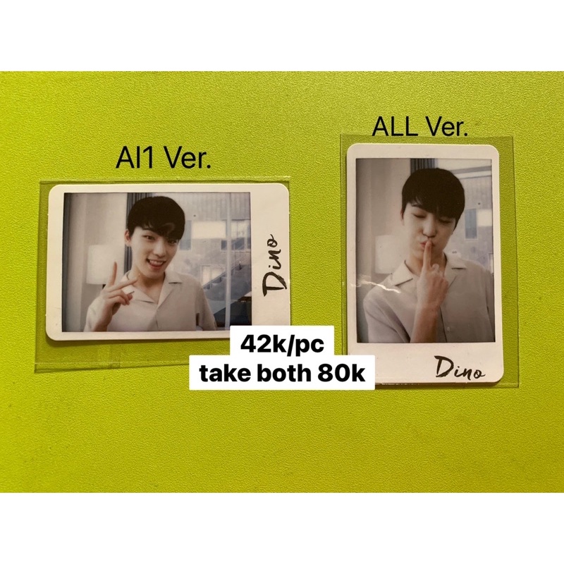[BOOKED] PC PHOTOCARD AL1 SEVENTEEN DINO