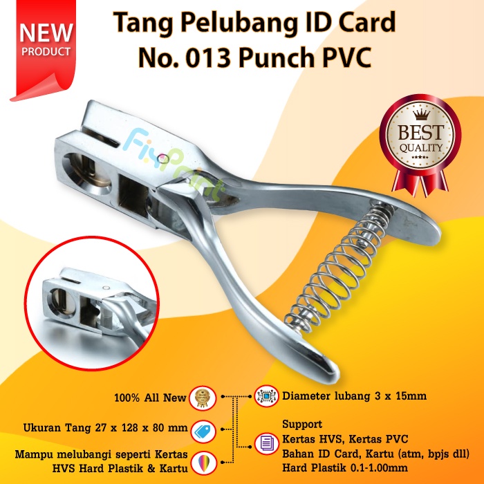 Tang Pelubang ID Card  Punch PVC Diameter 3 x 15mm Plier Plong