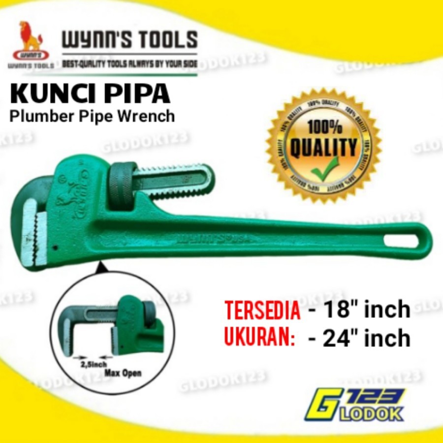 Kunci Pipa 18&quot; inch 24&quot; inch Pipe Wrench