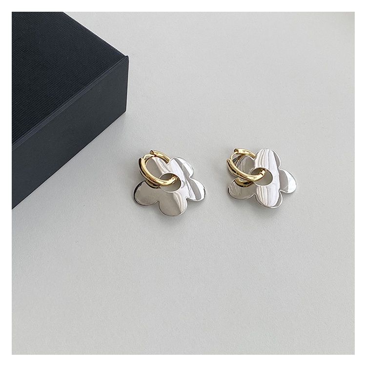 Anting Desain Bunga Bahan metal