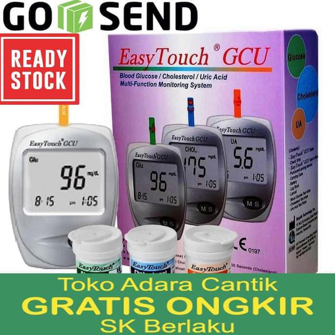 Alat Tes Cek Gula Darah Diabetes Kolesterol Check Test Asam Urat