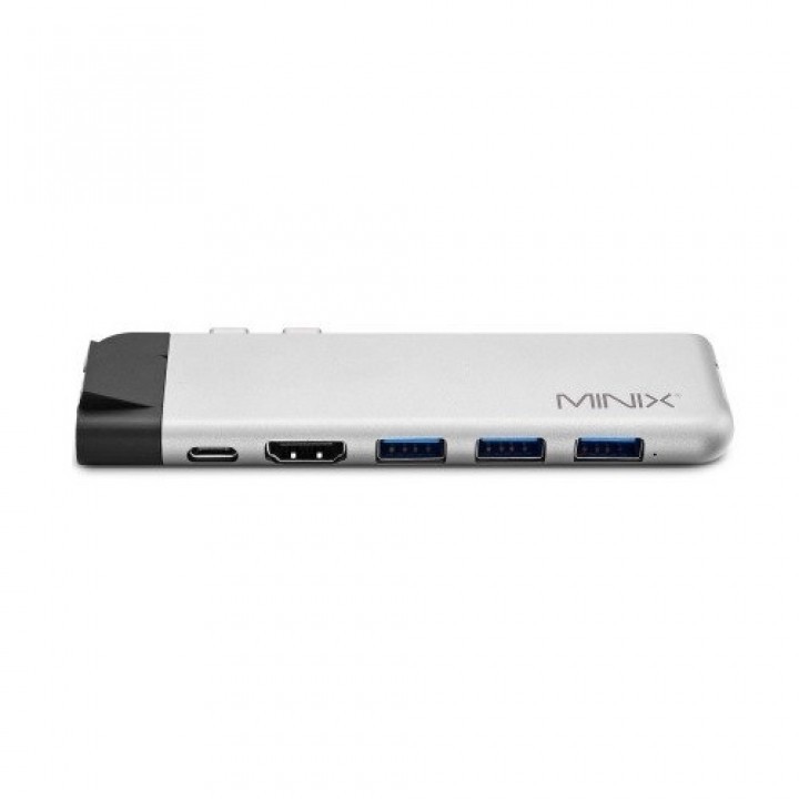 MINIX NEO C-DE PRO - USB-C Multiport Adapter with LAN Port for MB