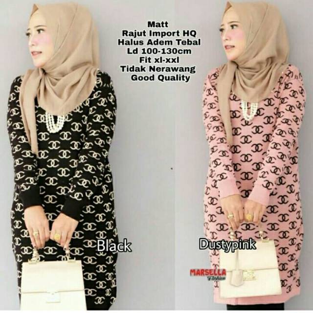 Rajut Tunik Chanel