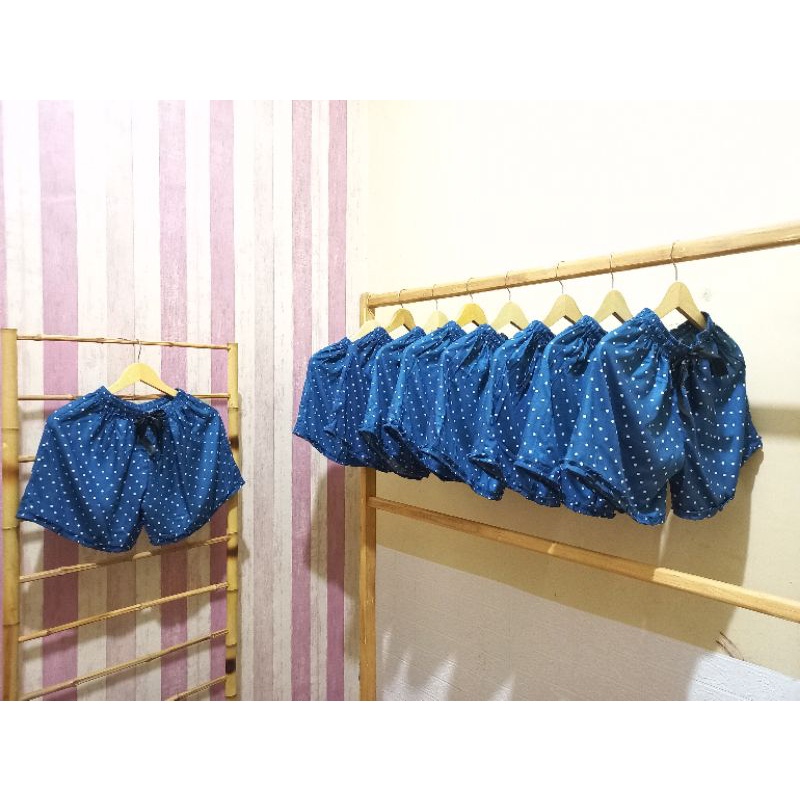 hotpen rayon-celana kolor pendek-celana wanita-celana tidur-rayon premium