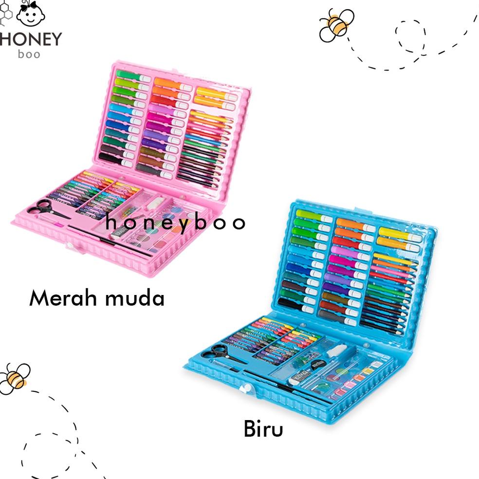 

(B4J4) ⭐️ Honey Boo - Krayon Alat Lukis Mewarnai 86pcs Crayon 86pcs //Asli@diskon