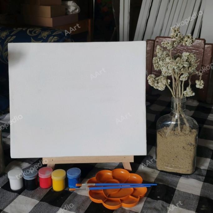 

Paket Lukis Lengkap Mini Kanvas Lukis 25x25 cm + Standing