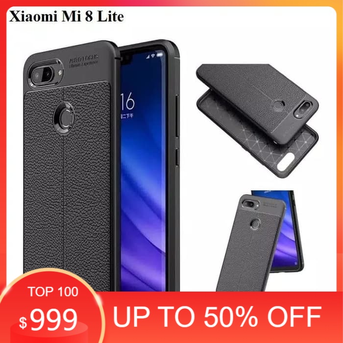 Case Xiaomi Mi8 Lite - Leather Case Autofocus Xiaomi Mi8 Lite