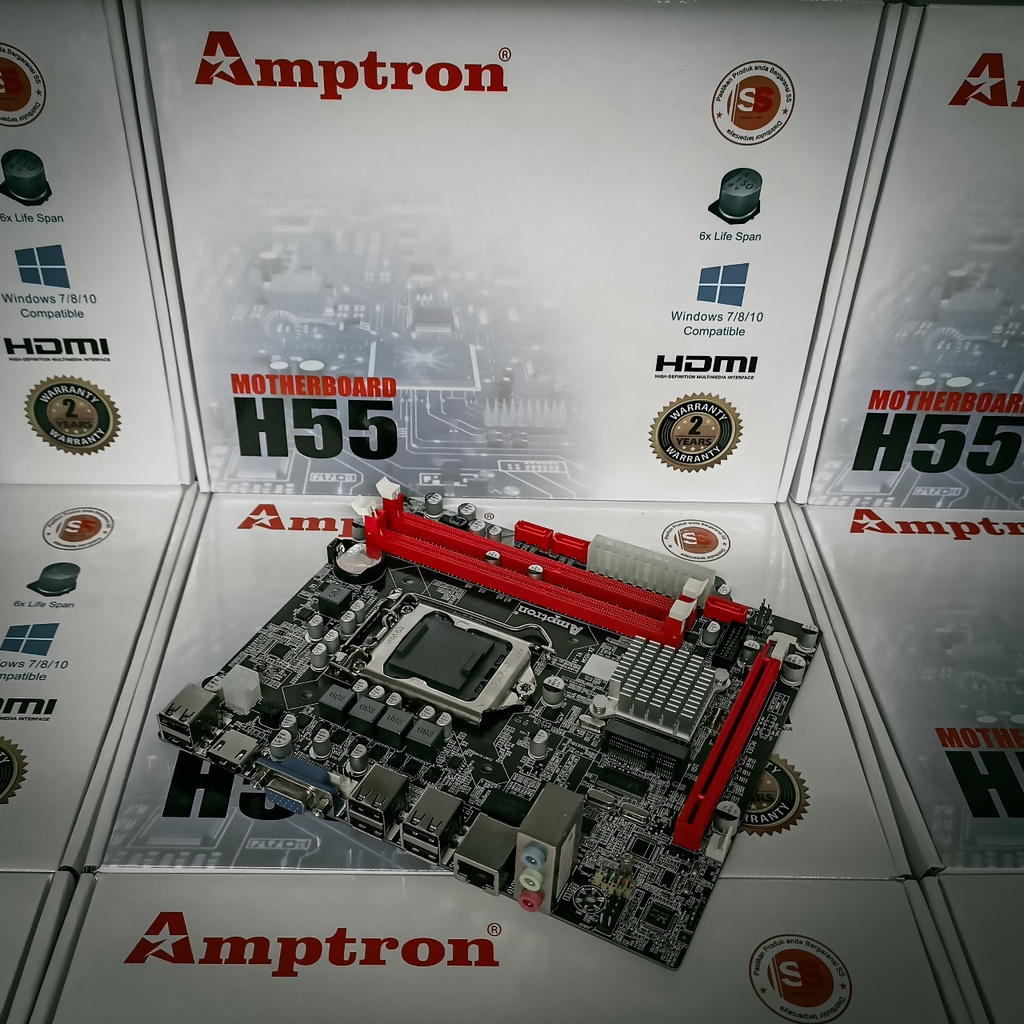 MOTHERBOARD AMPTRON H55