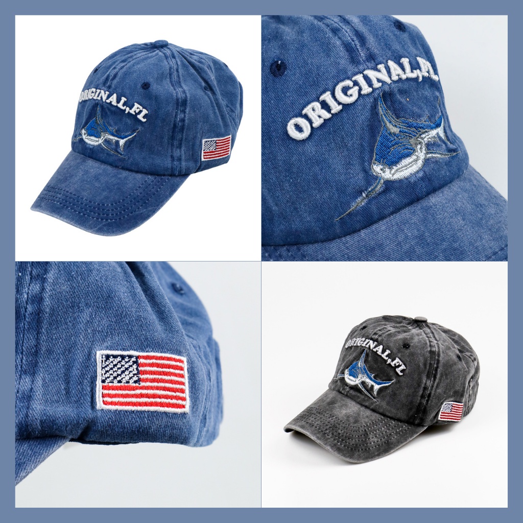 Topi Baseball Model Shark Original FL Rhodey