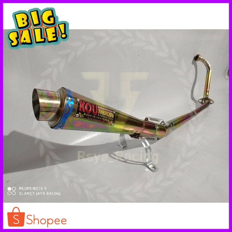 knalpot nalpot kenalpot racing kou bunglon motor satria fu satria 150 jupiter mx jupiter mx 135 jupi