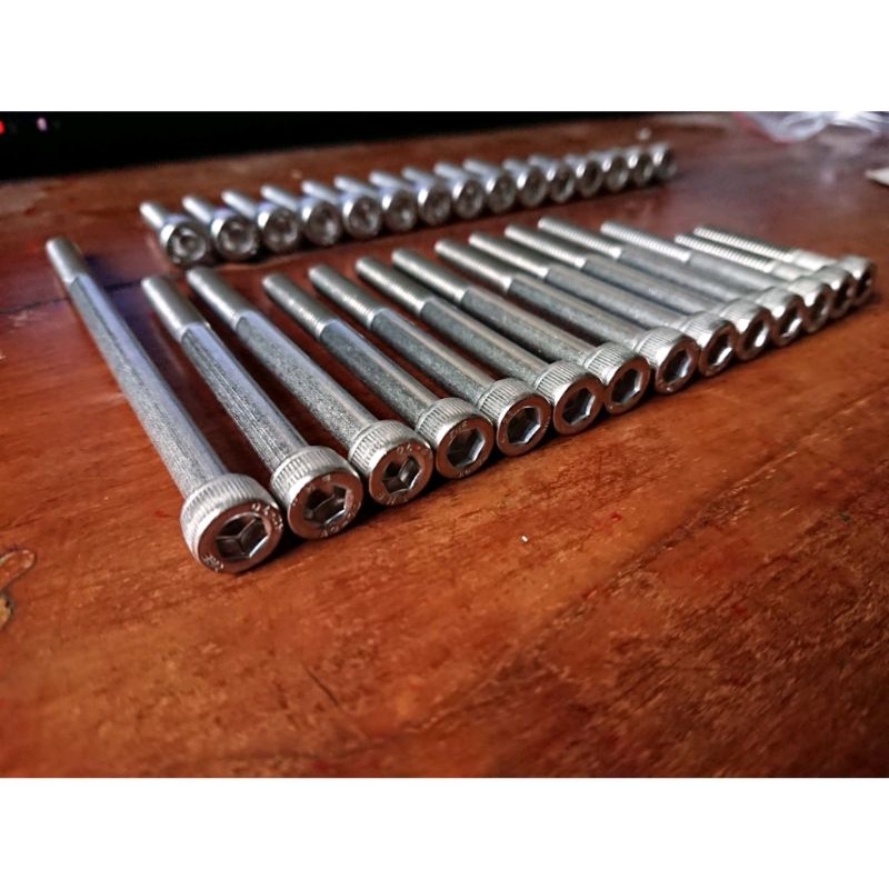 Baut Set Mesin CVT Yamaha Nouvo Z Nouvo Lele Nuvo Stainless Asli