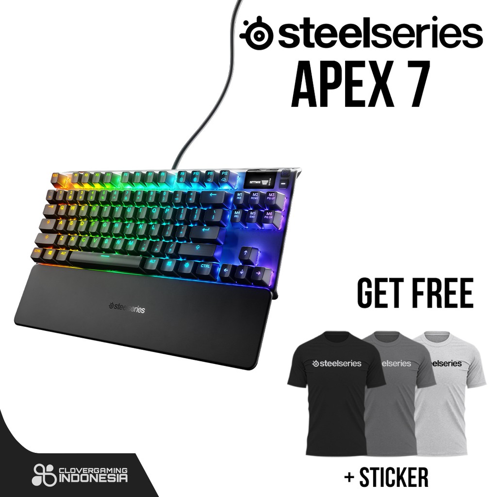 Steelseries Apex 7 TKL RGB - Mechanical Gaming Keyboard