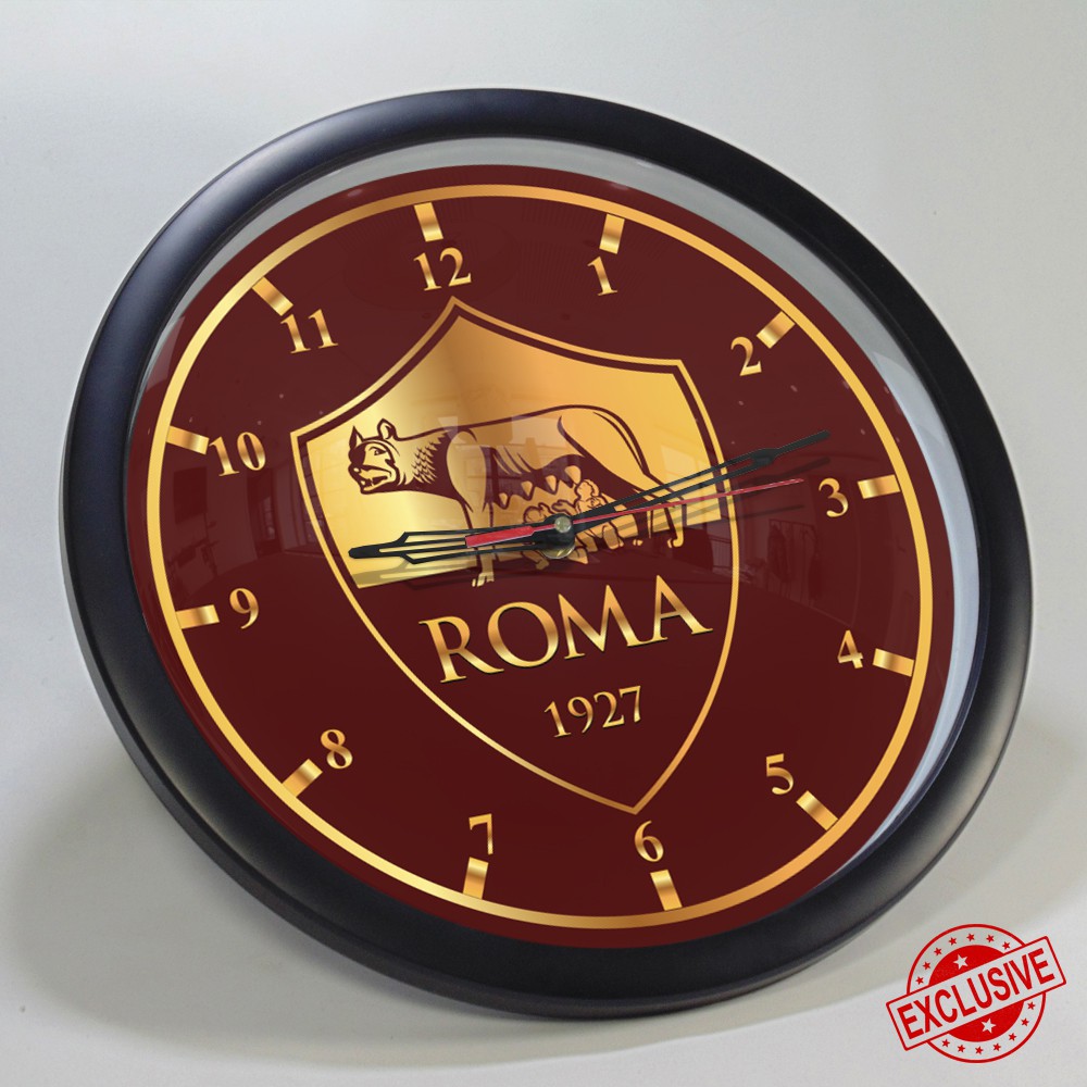 (ISTIMEWA &amp; BAGUS) JAM DINDING AS-ROMA - MARUN LIMITED EDITION