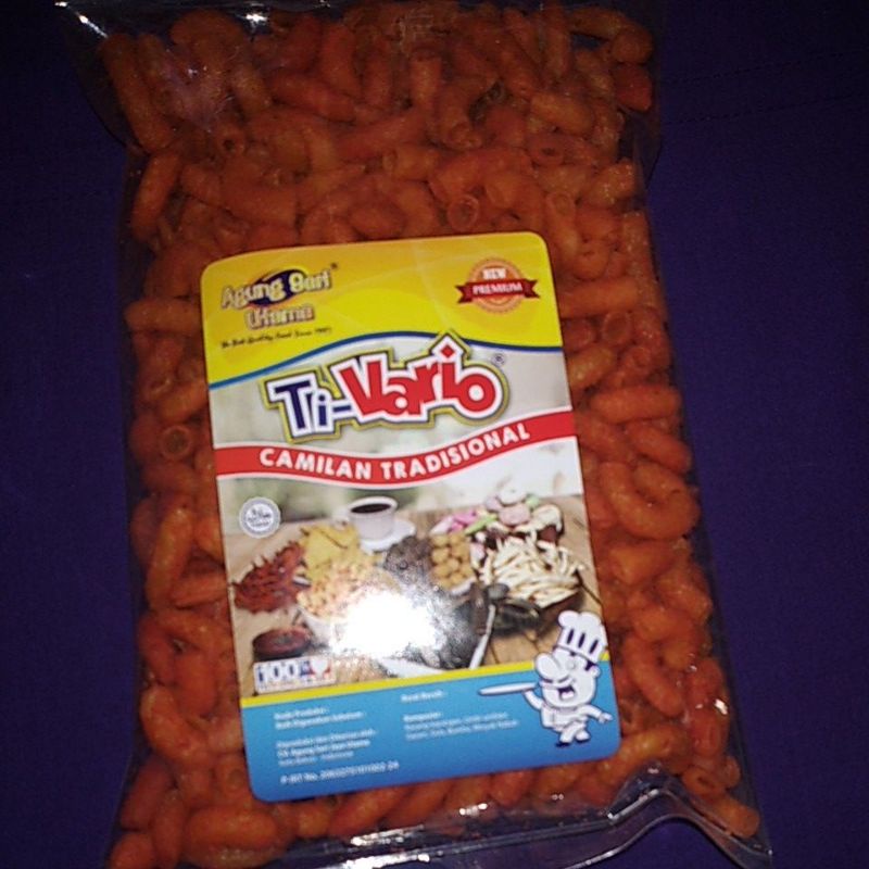 

jual snack makaroni pedas gurih ti vario