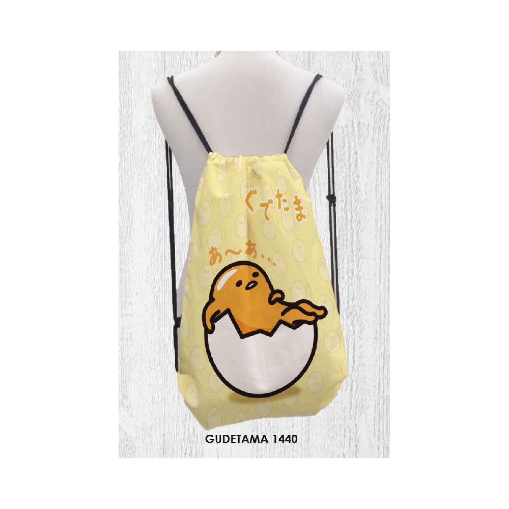 Tas Serut Backpack Drawstring - Gudetama 1440