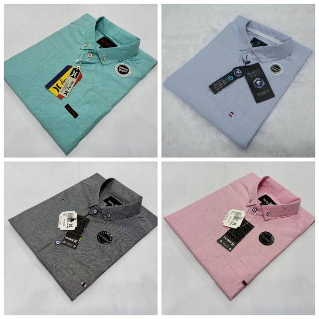 Kemeja Polos pendek pria terpopuler