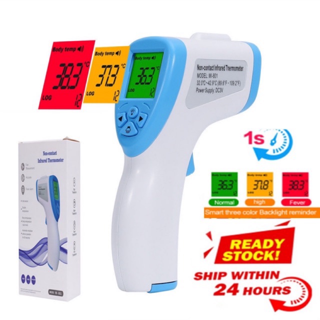 Termometer infrared / termometer digital / termometer tembak / termometer non contact