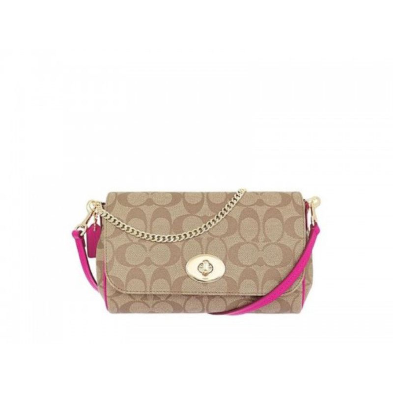 Coach Mini Ruby Crossbody In Signature Canvas - Chalk(34615)