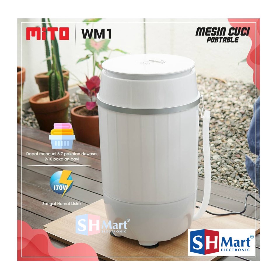 Mito Mesin Cuci Portable 3.5 KG  Mito WM1 (Medan)-0