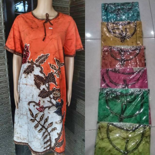 DASTER KAOS BATIK TULIS / READY SIZE STANDAR DAN JUMBO / BAHAN KATUN HD PREMIUM