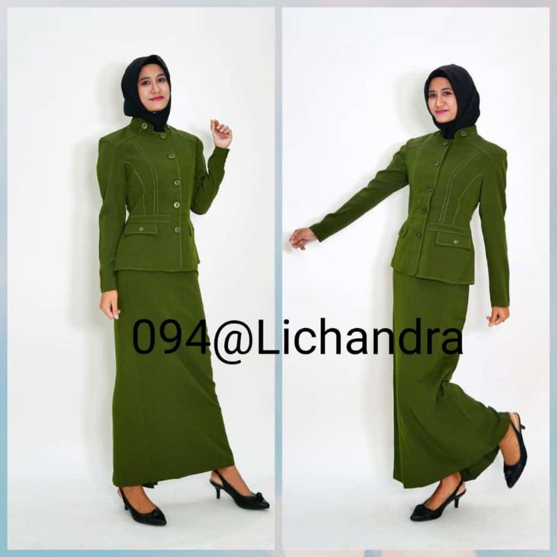 seragam pemda linmas / seragam dinas lichandra / seragam kerja / seragam wanita / linmas