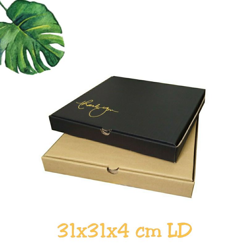 

BOX 31x31x4 cm LD Kardus/karton/pizza/brownies/giftbox/hampers