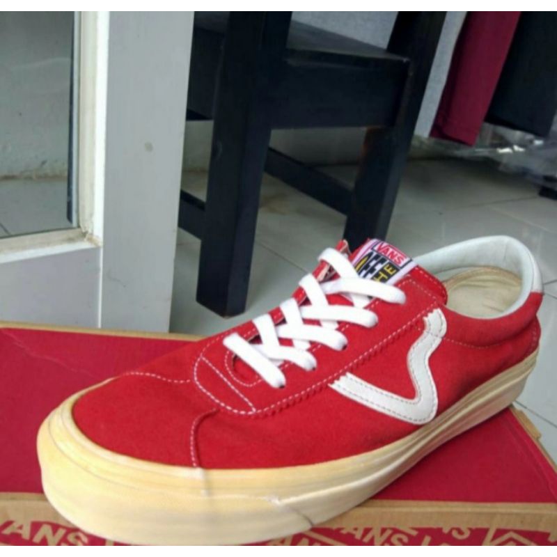 vans epoch style 73 dx anaheim factory og red