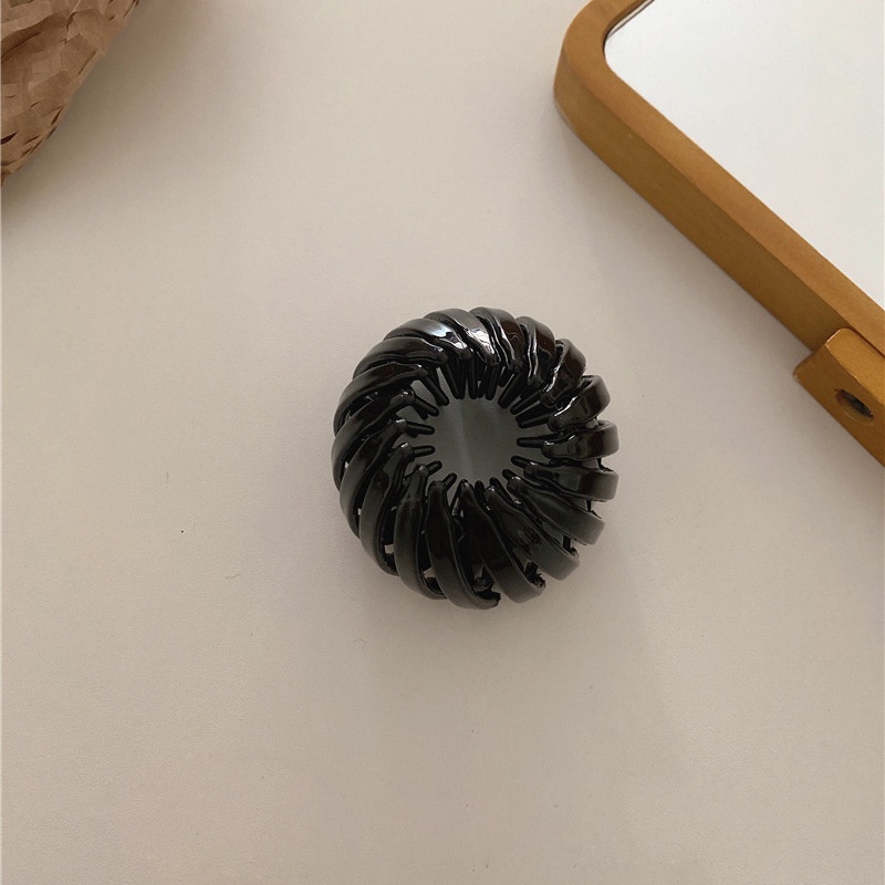 Jepit Rambut Donat  Jepit Sarang Burung / Hair Claw Clip / Jepit Rambut Korea Bulat /Meatball hair Clip