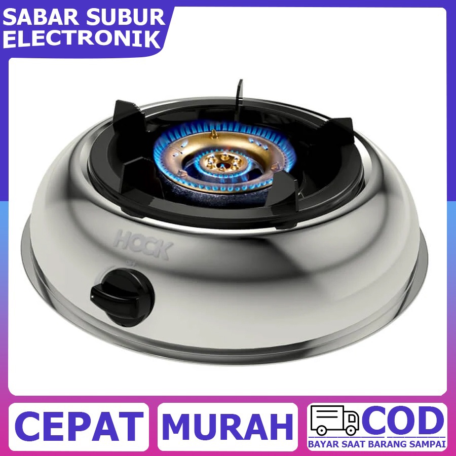 KOMPOR GAS HOCK 1TUNGKU MUTIARA GOLD MURAH