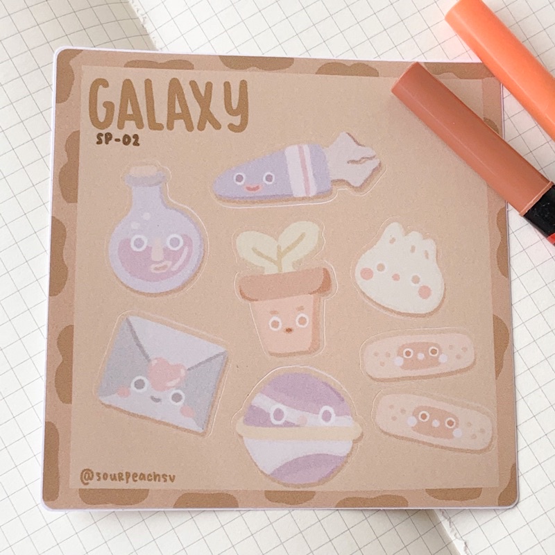 

Galaxy Sticker | Deco Sticker | Stiker Sheet | Deco Sticker | Stiker |