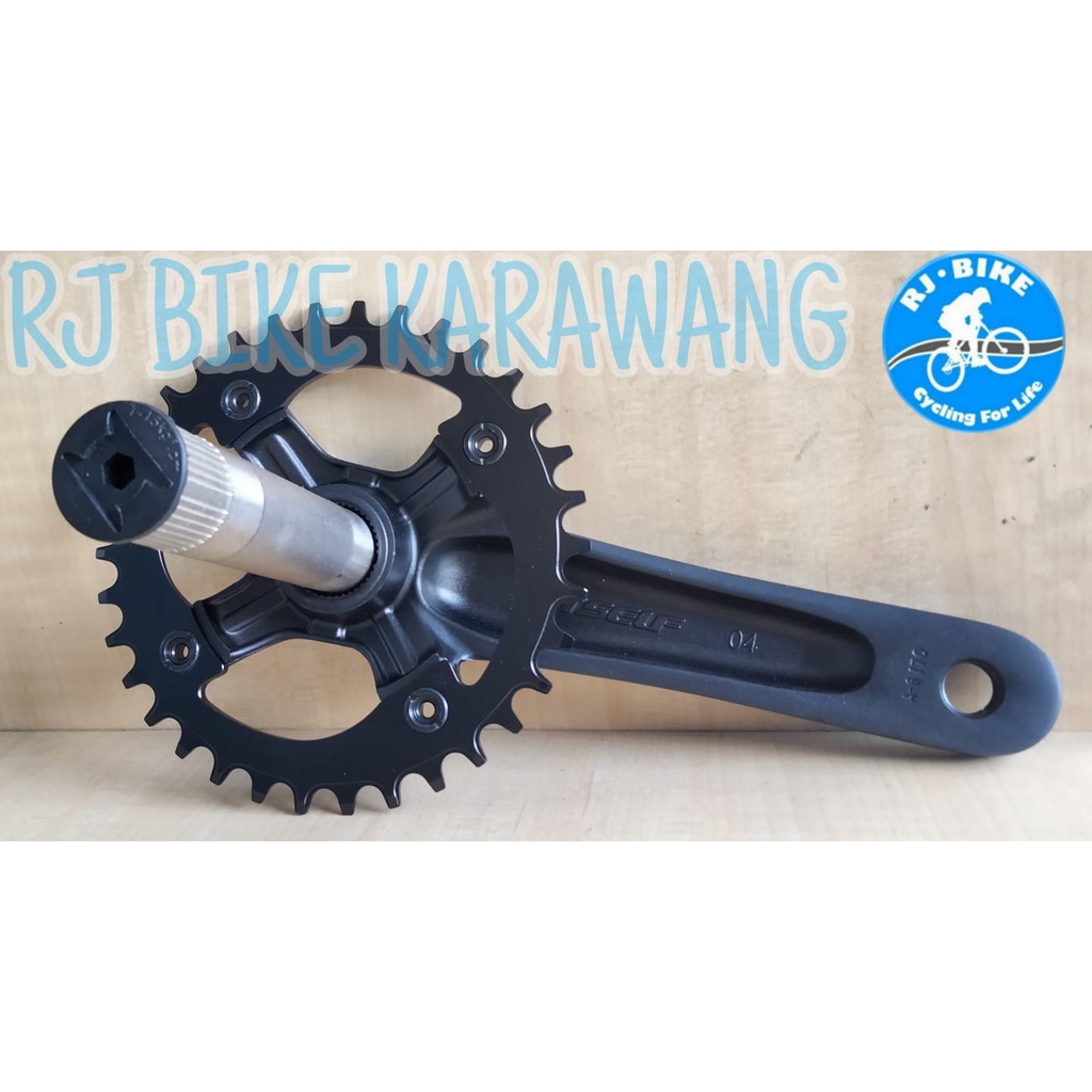 GEAR SEPEDA CRANK SET RAZE MTB 1 X 12SP HT2 34T 170MM + BB HT2 RAZE