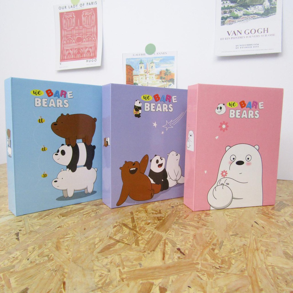 

HJK Mandicantik Buku Gembok A6 Gambar WBB We Bare Bears Buku Diary Beruang Teddy READY JAKARTA COD
