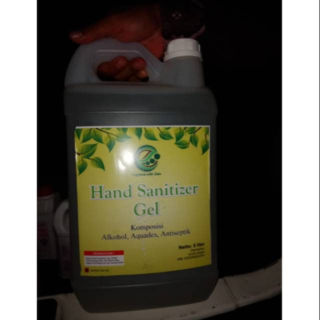 Hand Sanitizer Gel 5 liter Zeonature