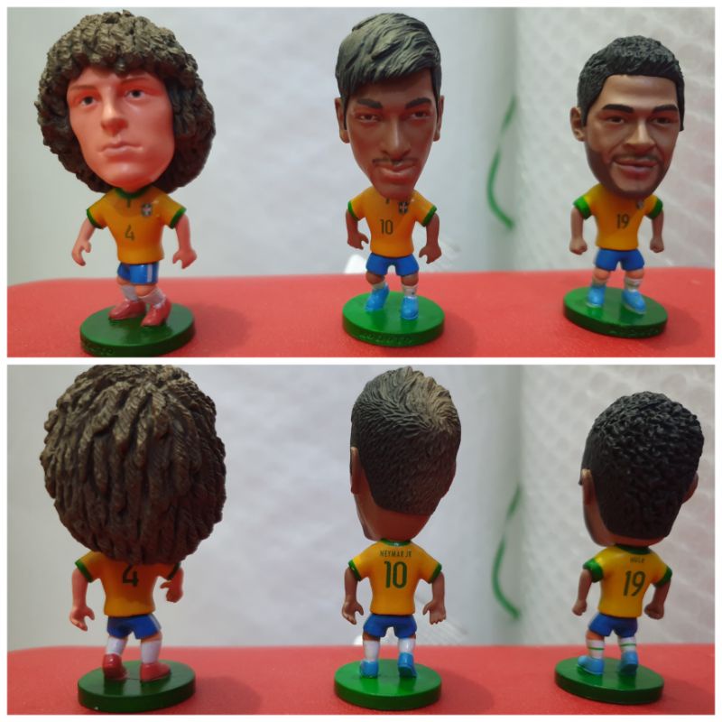 Kodoto Action Figure Bola Brazil Negara Neymar Hulk David Luiz