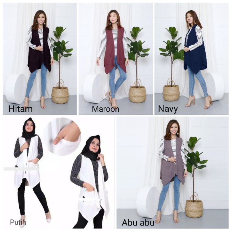 Cardy Outerwear Rompi Wanita Outer Girls