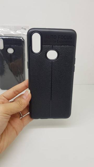 Auto Focus Samsung A10s 6.2 inchi Leather Soft Case Samsung Galaxy A10s A107 Auto fokus Kulit Jeruk