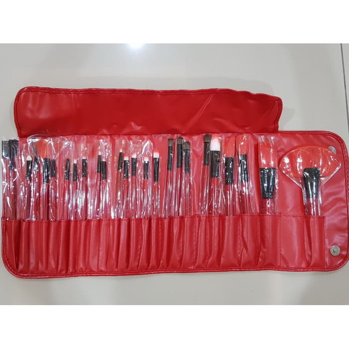 Brush Fabulous & Soft RED makeup for you ~ kuas make up set 24 pcs