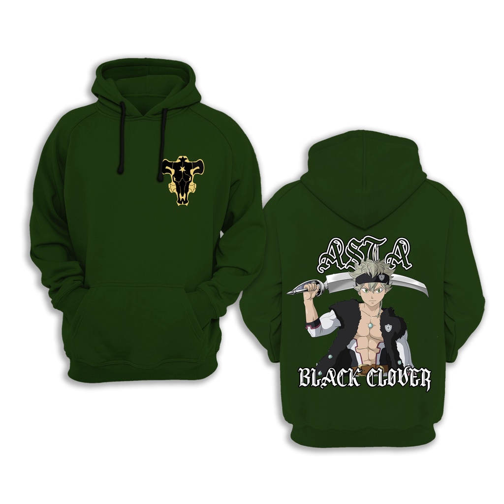 HOODIE Asta Black Clover ANGRY SERIES STYLE ANIME MANGA JAPANES CULTURE