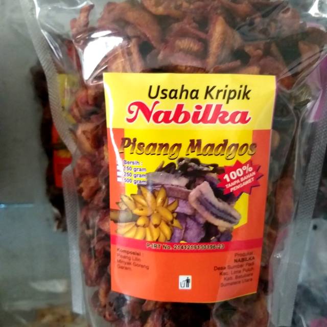

Keripik pisang gosong madu
