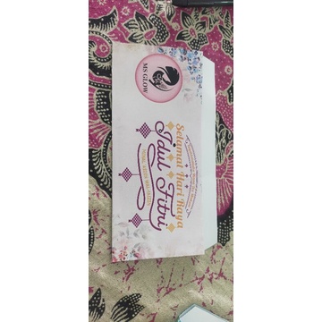 

Amplop lebaran panjang Ms Glow