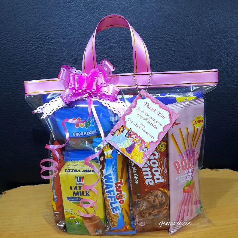

Paket snack ulang tahun anak free kartu ucapan/Bingkisan ultah anak/Goodie bag ultah