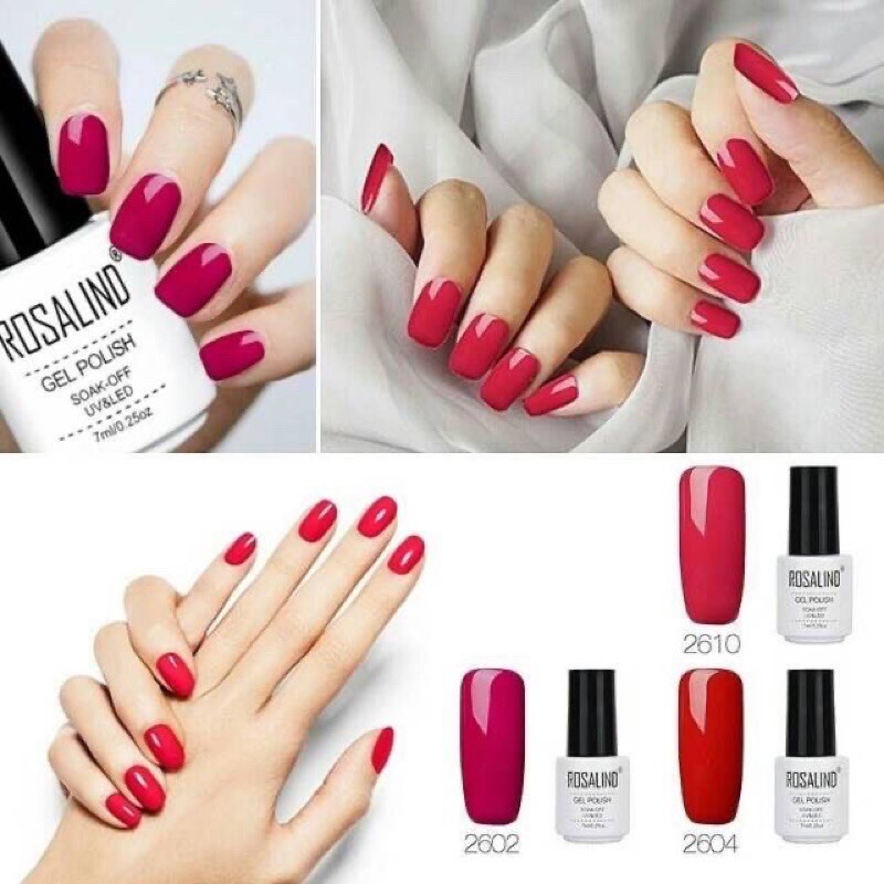 ROSALIND red series gel polish rosalind 7ml uv led soak off gel polish kutek gel rosalind red