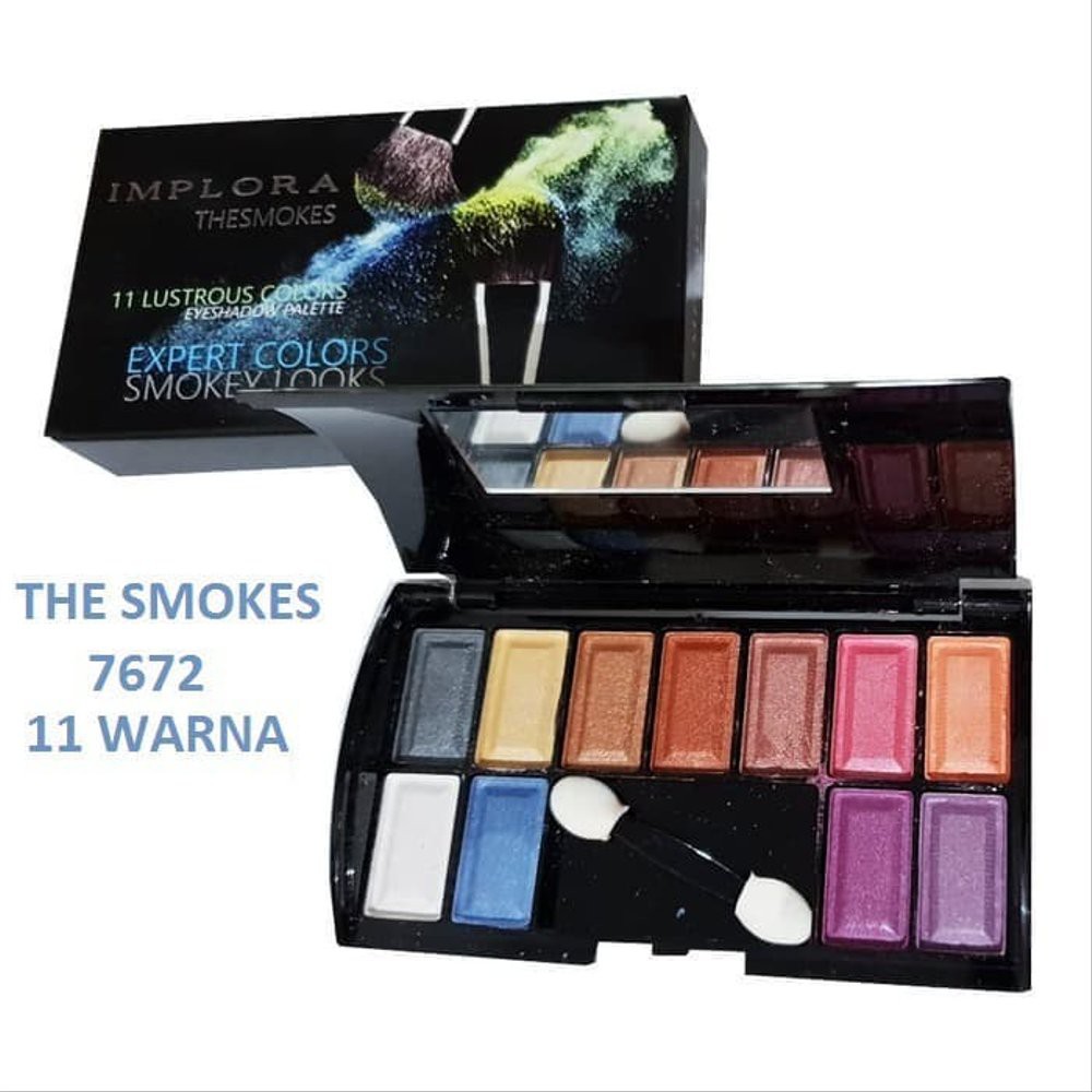 IMPLORA EYESHADOW 7672 GIRLSNEED77 Eye Shadow Palette Makeup Palet Mata Beauty Cosmetics