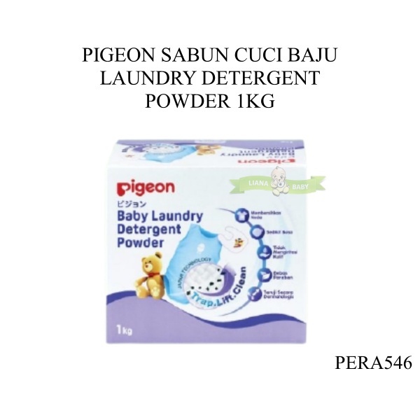 PERA546 PIGEON SABUN CUCI BAJU LAUNDRY DETERGENT POWDER 1KG ed 4 2024