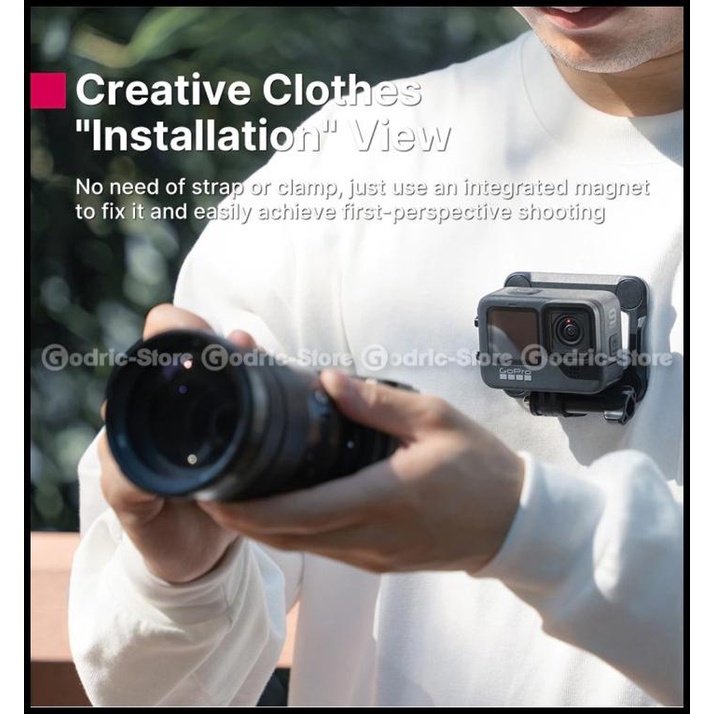 Ulanzi Gp-16 Magnetic Quick Release 3In1 For Action Camera Like Gopro