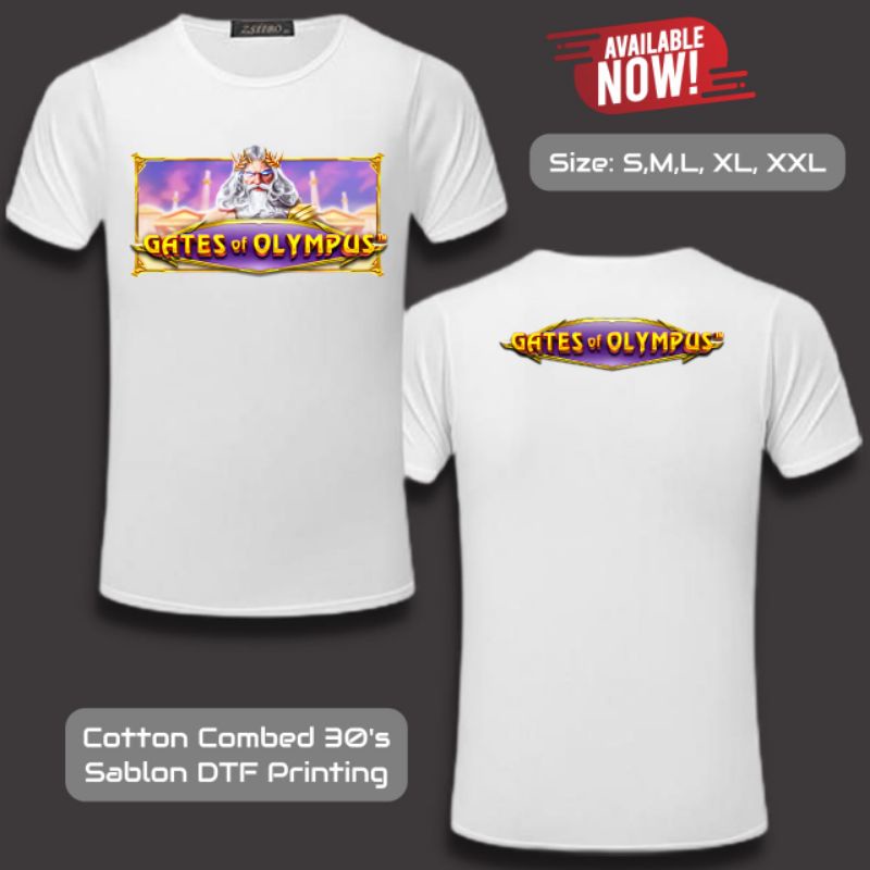 kaos gates of Olympus pria/wanita dewasa