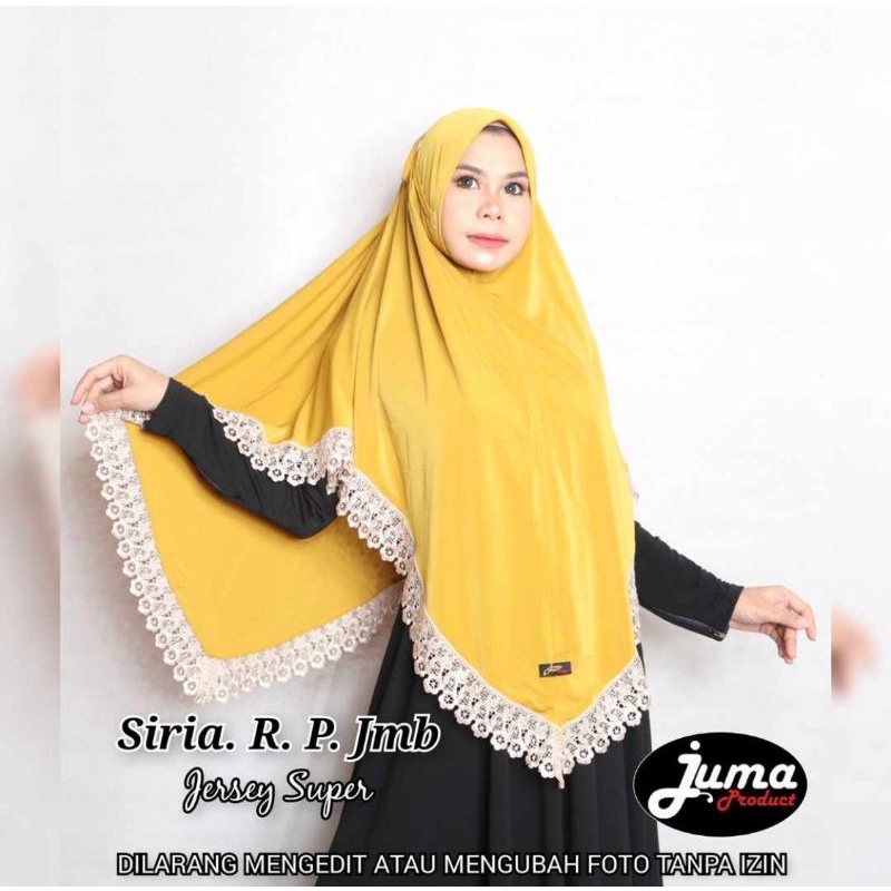 COD TERMURAH - HIJAB SIRIA TALI RENDA JUMBO ORI JUMA | JILBAB SIRIA TALI RENDA JUMBO ORI JUMA
