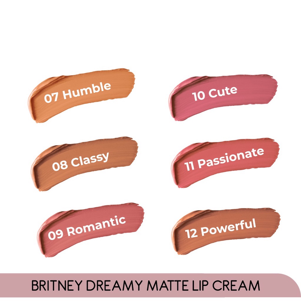 Purbasari Britney Dreamy Matte Lip Cream