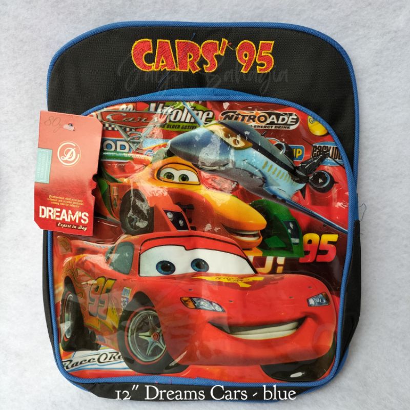 Ransel Kecil 12 Inch Dreams Cars Spiderman Tas Sekolah Murah Anak Laki TK