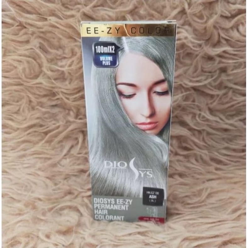DIOSYS EE-ZY PERMANENT HAIR CLORANT ASH ABU CAT PEWARNA RAMBUT 100ML